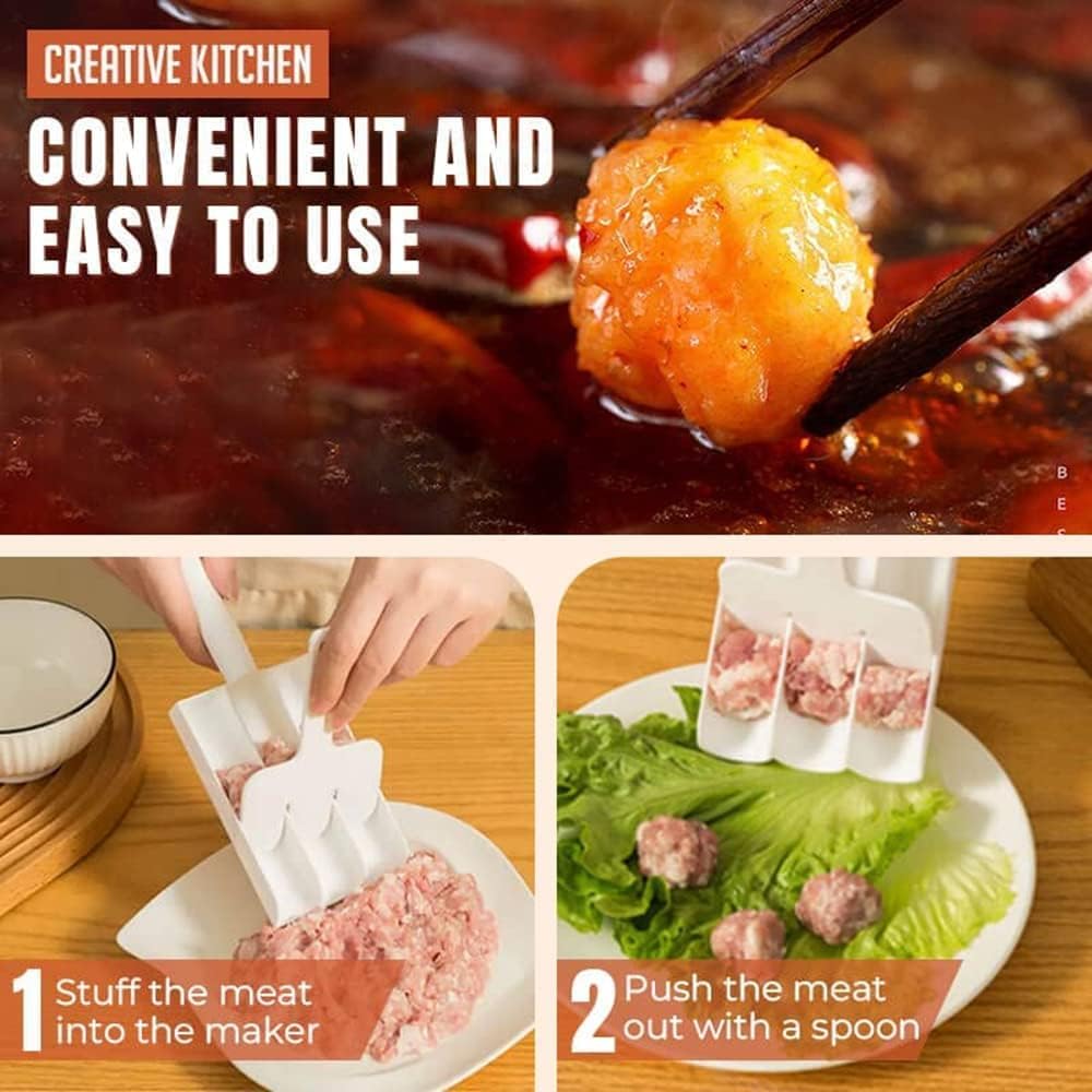 Versatile Triple Meatball Maker