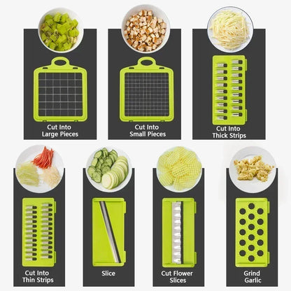 Kitchen Wizard: Multifunctional Vegetable Chopper for Quick Meal Prep