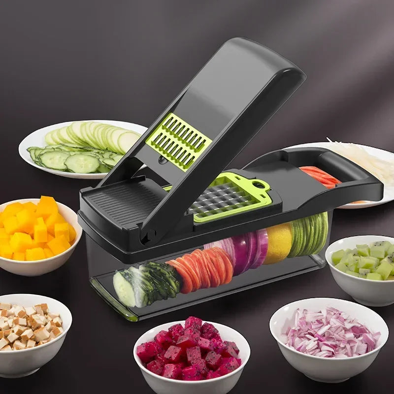 Kitchen Wizard: Multifunctional Vegetable Chopper for Quick Meal Prep