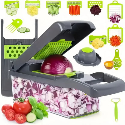 Kitchen Wizard: Multifunctional Vegetable Chopper for Quick Meal Prep