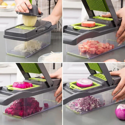 Kitchen Wizard: Multifunctional Vegetable Chopper for Quick Meal Prep
